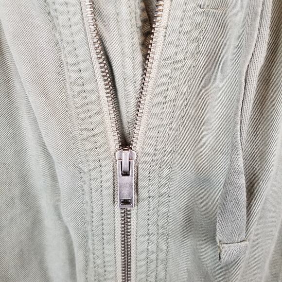 American Eagle Outfitters Women's Zip Front Army Green Utility Jacket Size Small - Picture 4 of 6